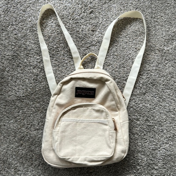 Jansport Bags Jansport Canvas Mini Back Pack With Gold Zipper